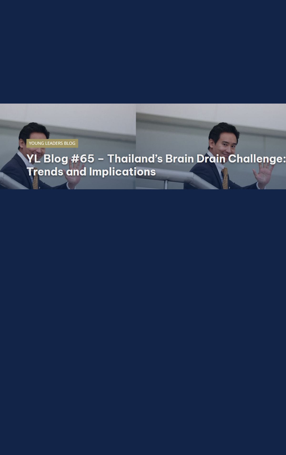 Thailand’s Brain Drain Challenge: Trends and Implications